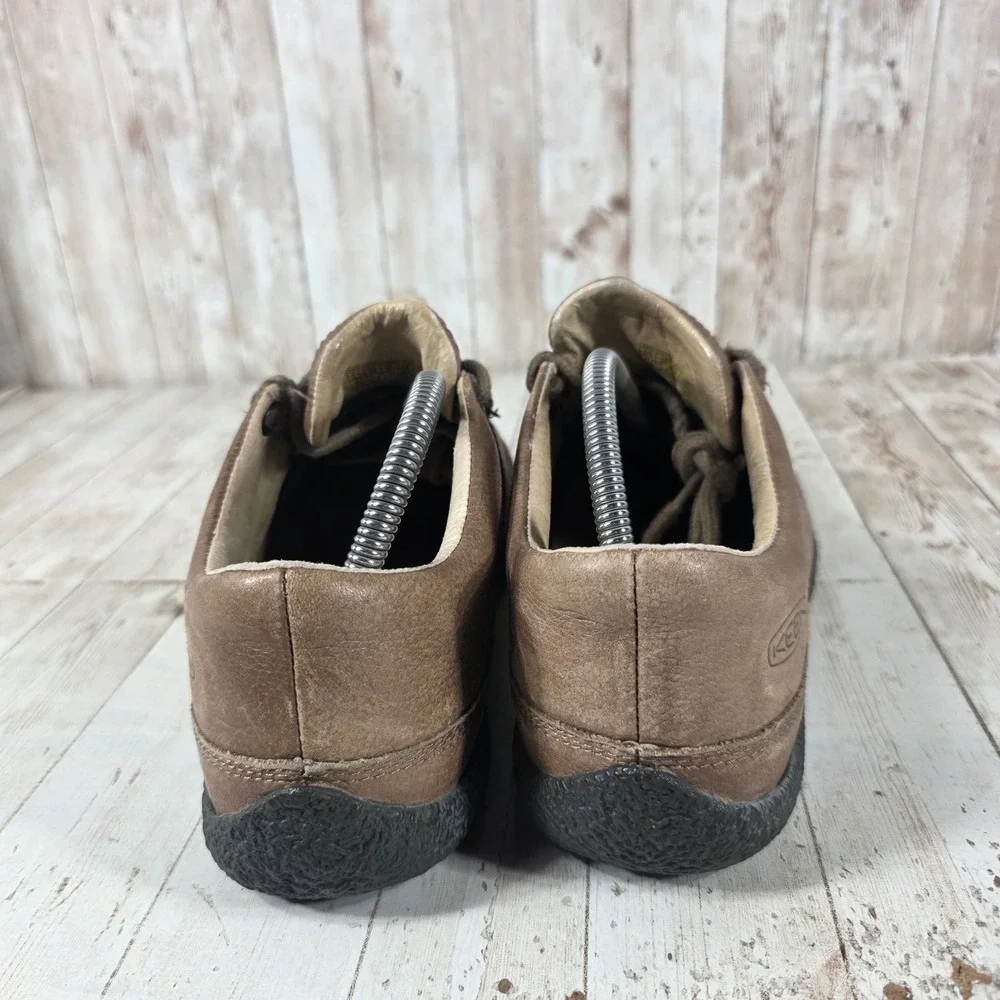 Keen Presidio Mens 9.5 Brown Leather‎ Oxford Casual Walking Shoes 1146-BHTK